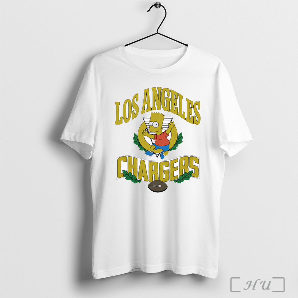 Officials The Simpsons Bart X Los Angeles Chargers T Shirt