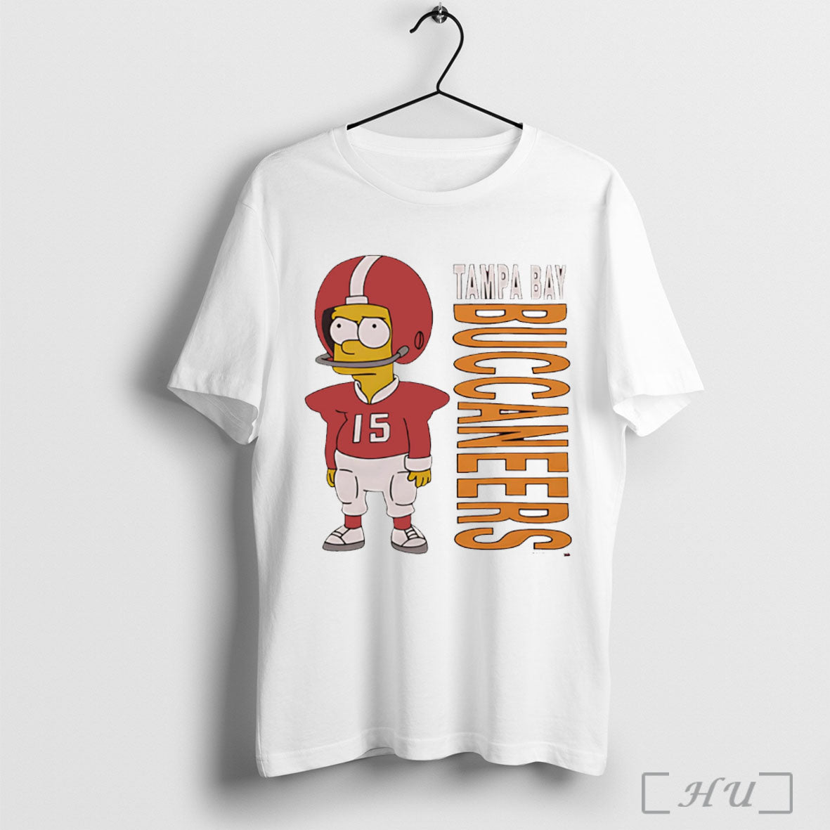 Officials The Simpsons Bart X Tampa Bay Buccaneers T Shirt