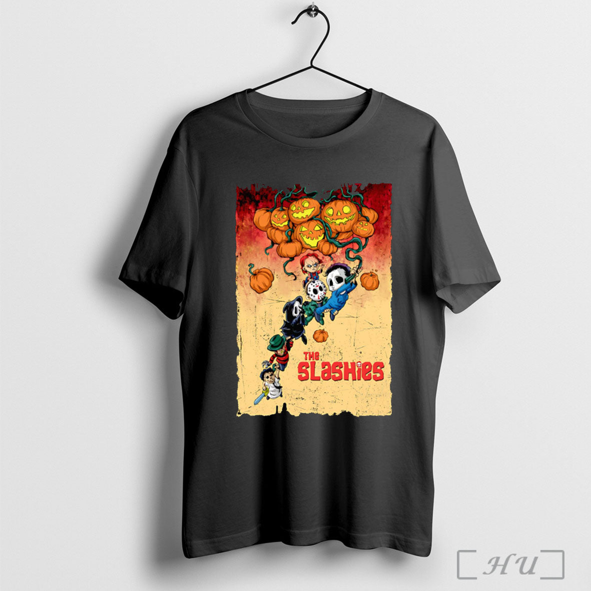 Officials The Slashies Horror Chibi Pumpkin T Shirt
