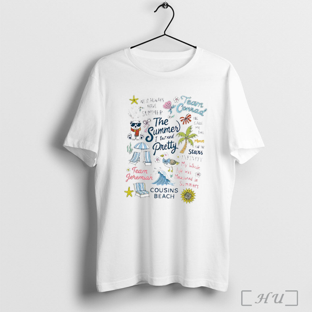 Officials The Summer I Turned Pretty Team Conrad Team Jeremiah Cousins Beach T Shirt