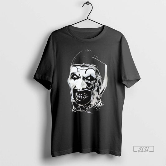Officials The Terrifier Horror Character Big Face Halloween Tee Shirt Sweater