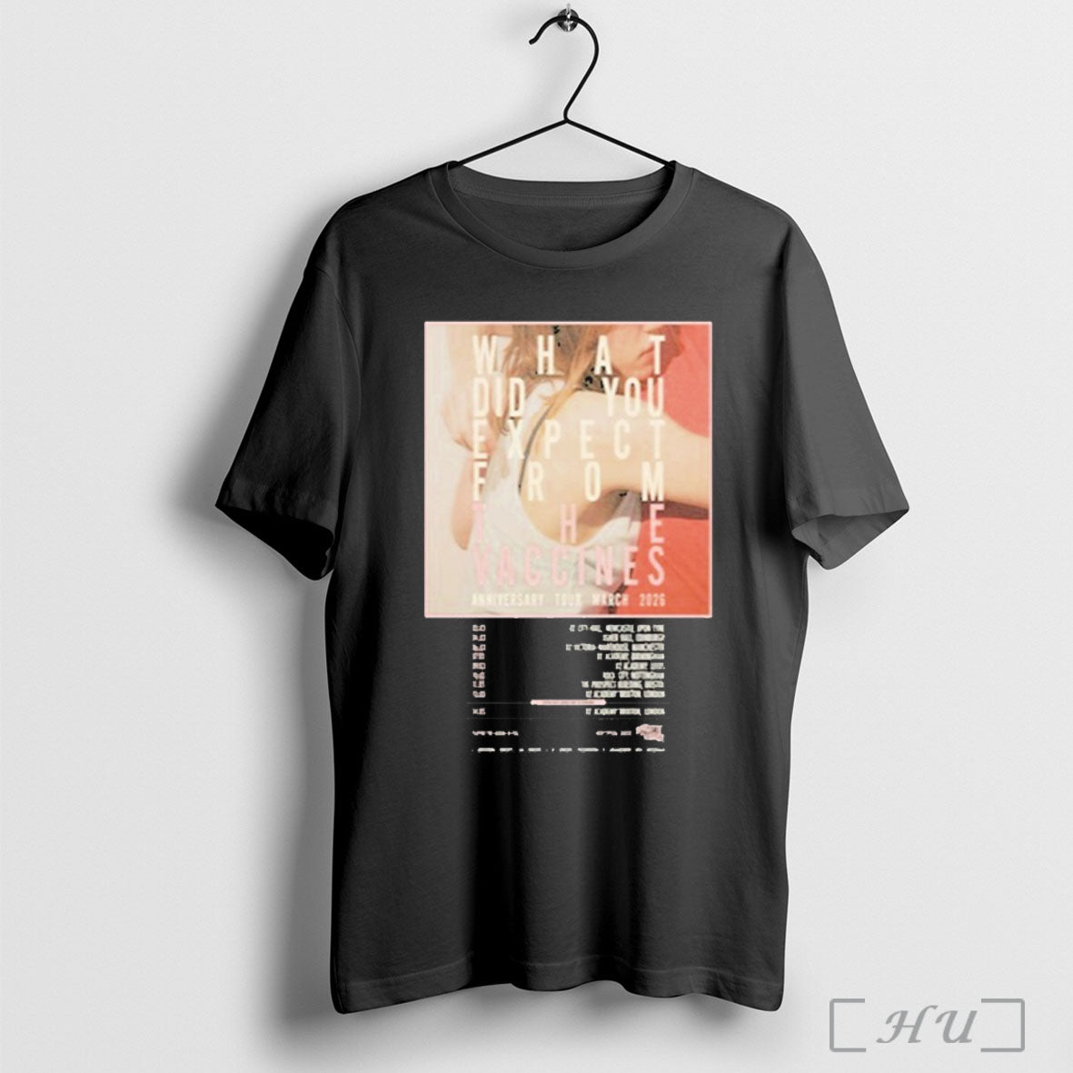 Officials The Vaccines Anniversary Tour March 2026 Dates T Shirt