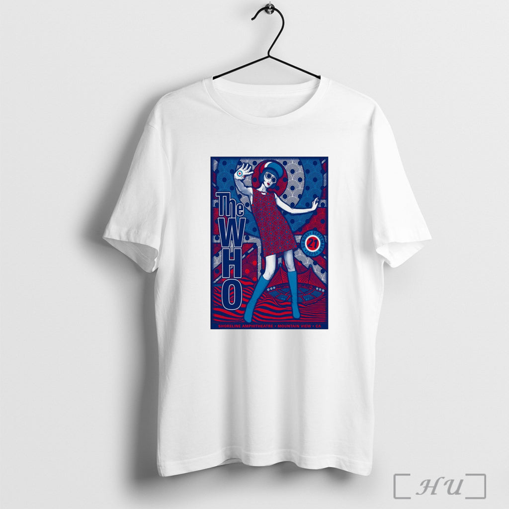 Officials The Who September 21 2025 Shoreline Amphitheatre In Mountain View Ca T Shirt