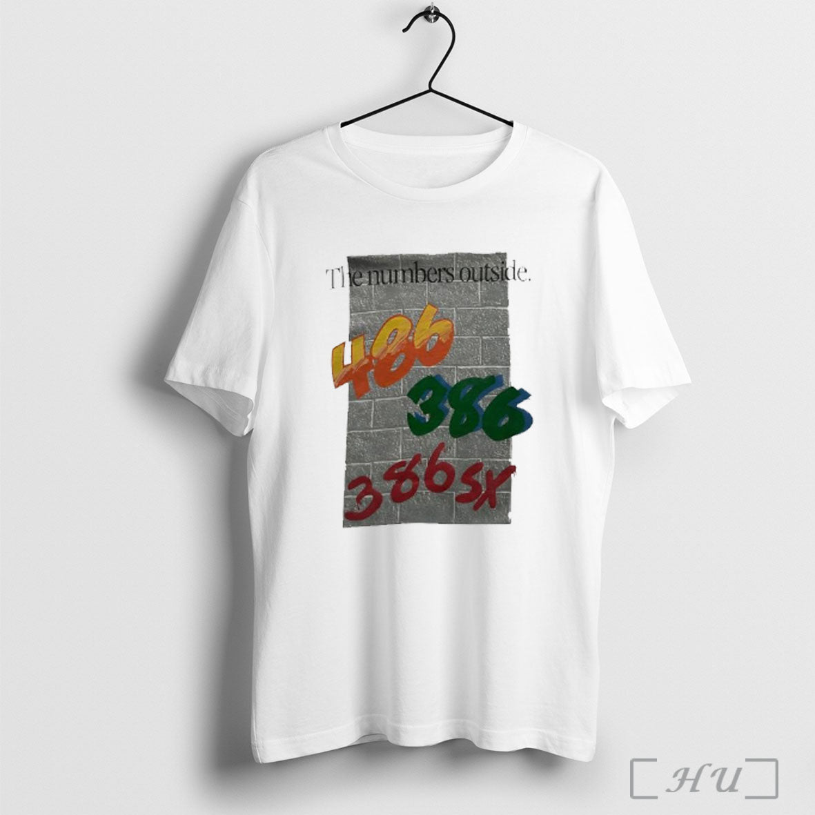 Officials The Number Outside 478 386 Intel 1990s T Shirt