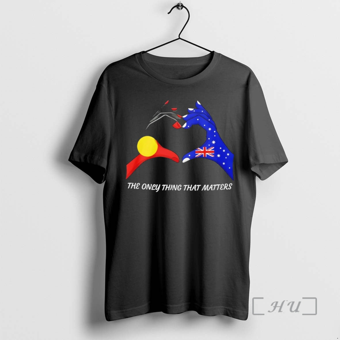 Officials The Only Thing That Matters Indigenous And Australian Flags Hand Premium T Shirts Sweater