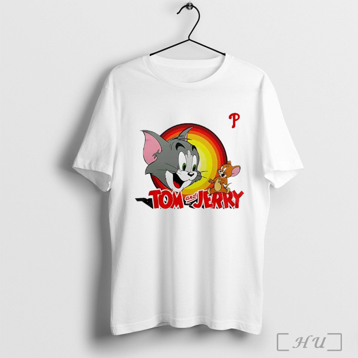 Officials Tom And Jerry X Philadelphia Phillies T Shirt