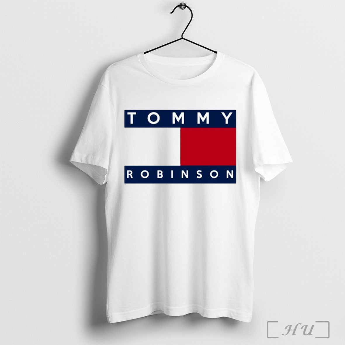 Officials Tommy Robinson Texas Flag T Shirt