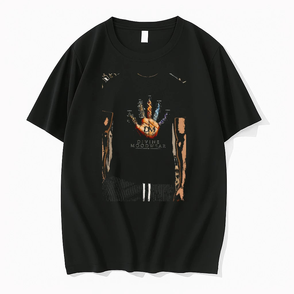 Officials Top Dm Divine Moodwear Elements Earth Air Fire Water Ether Premium T Shirt