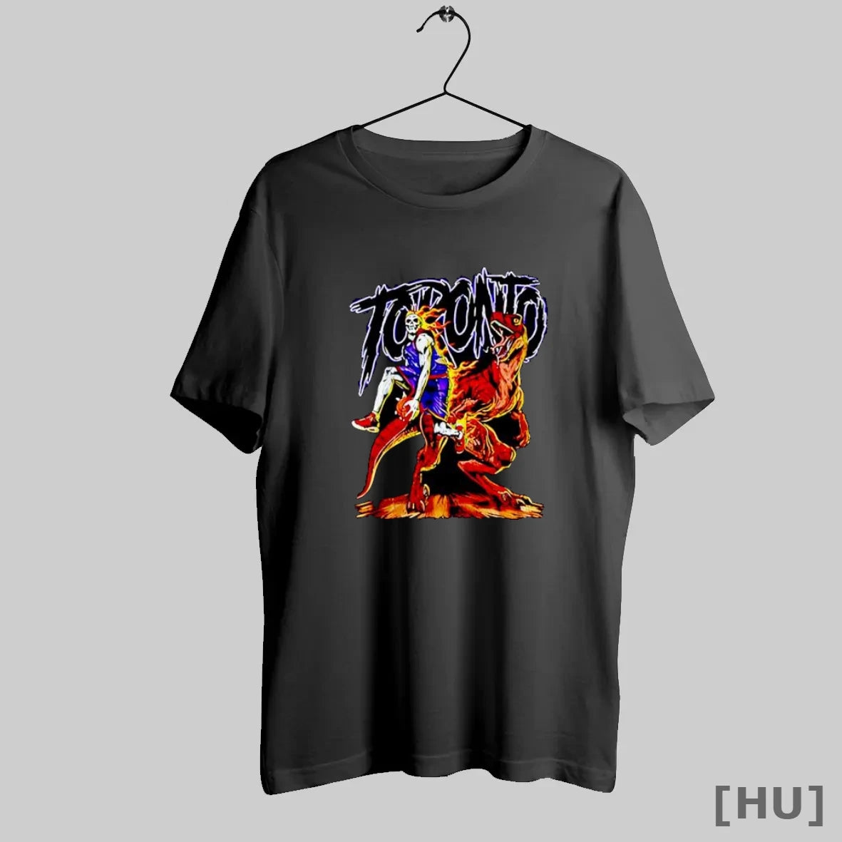 Officials Toronto Raptors Skeleton Dinosaur Basketball City Fan T Shirt