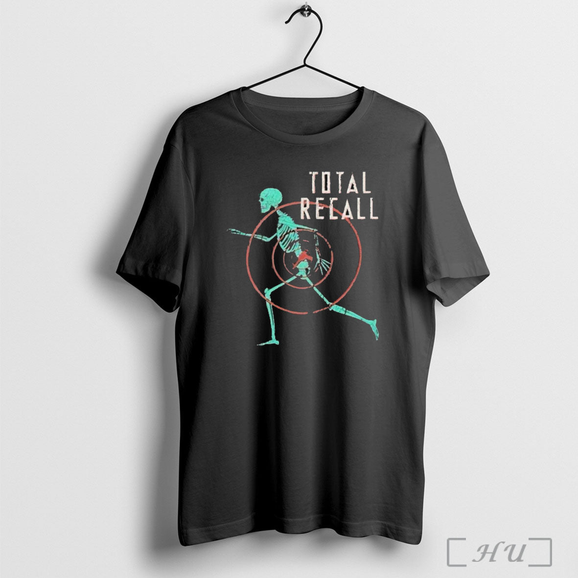 Officials Total Recall Skeleton Skull T Shirt