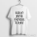 Officials Travis Barker Run Run For Your Life T Shirt