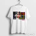 Officials Travis Kelce Kansas City Chiefs Heart Signature Photo T Shirt