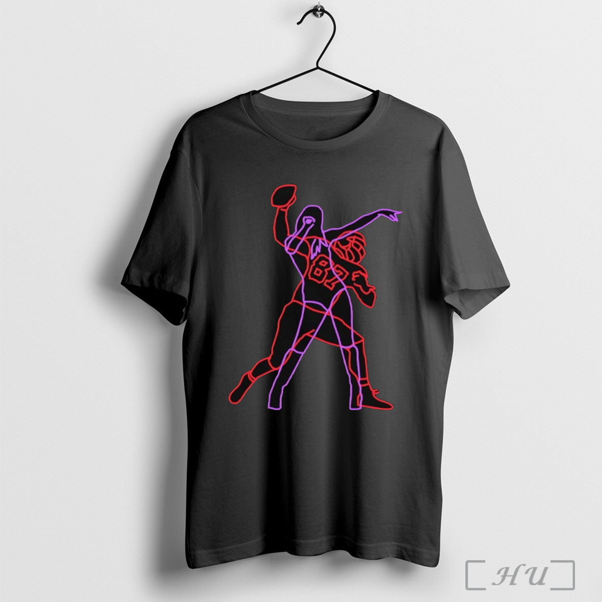 Officials Travis Kelce And Taylor Tnt Neon Lights T Shirt