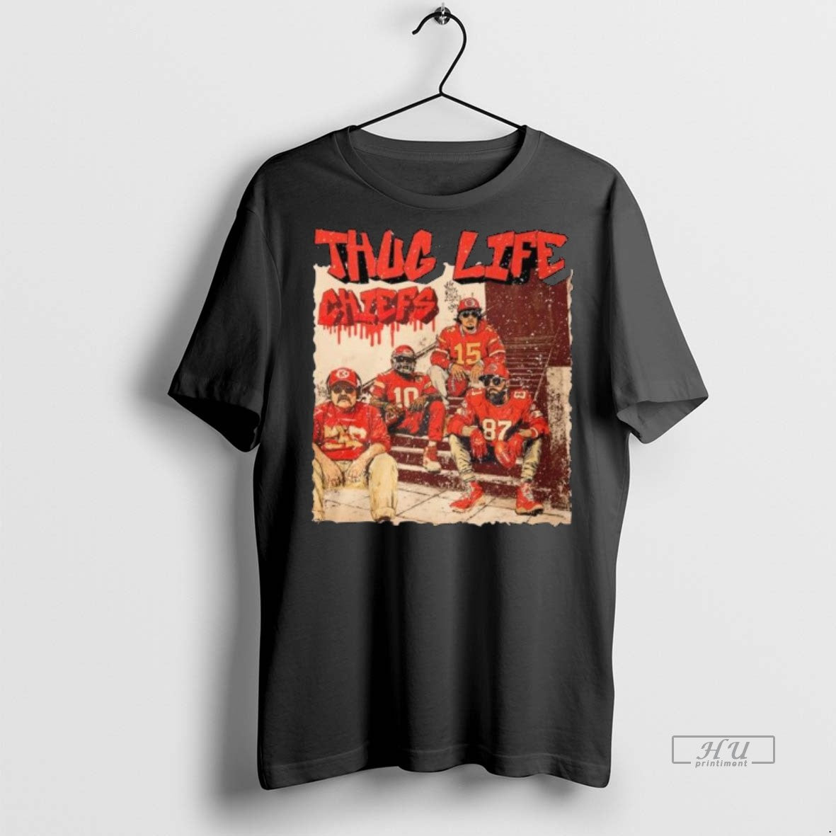 Officials Trending Thug Life Kansas City Chiefs 2025 Long Sleve Tee Shirt Sweater