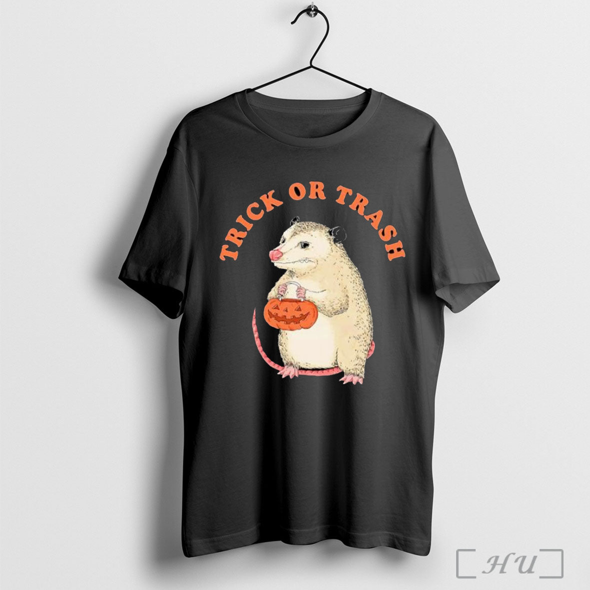 Officials Trick Or Trash Rat Halloween T Shirt