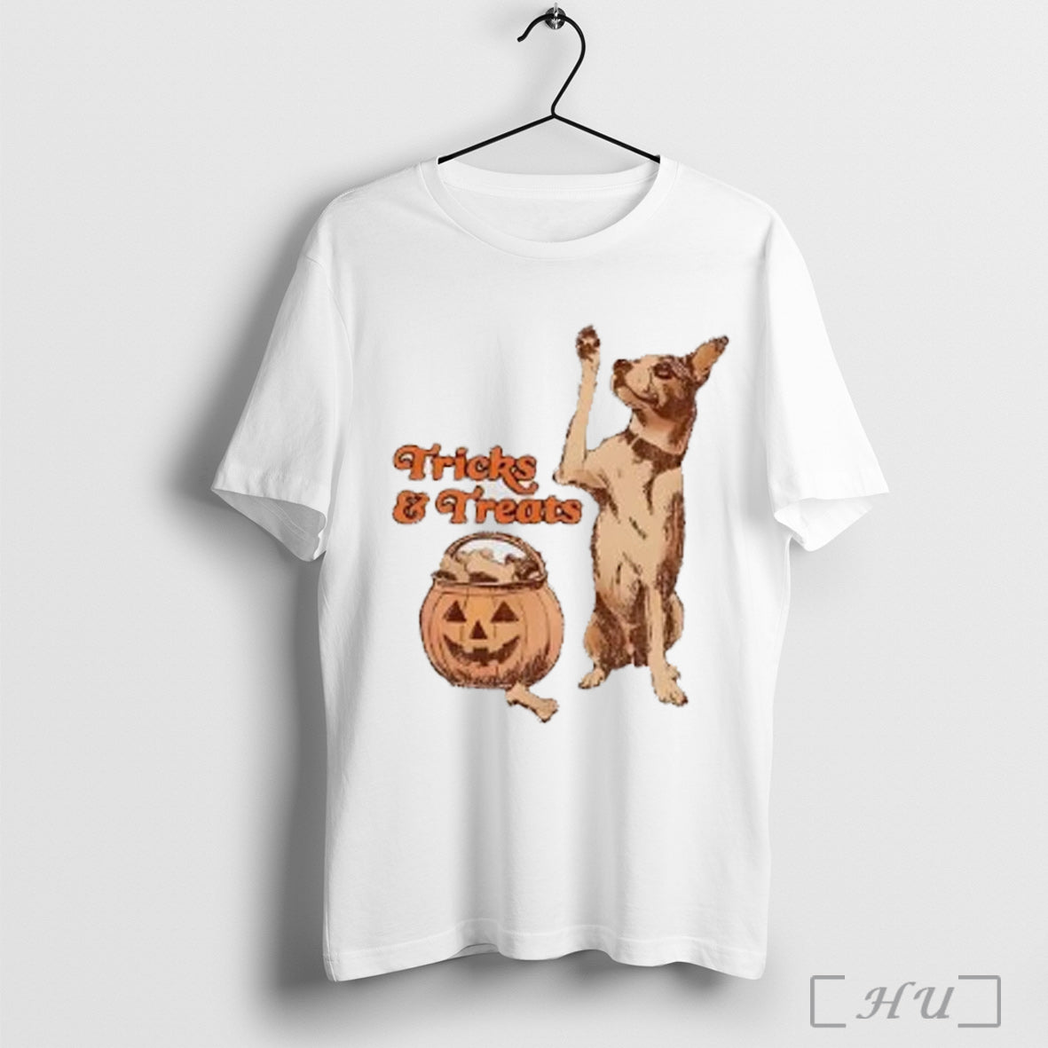 Officials Tricks And Treats Dog Bone Net Halloween T Shirt