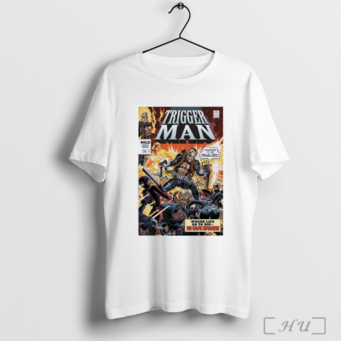 Officials Trigger Man Where Lies Go To Die No Safe Spaces Comics T Shirt