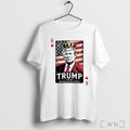 Officials Trump 2028 Never Back Down King Card T Shirt