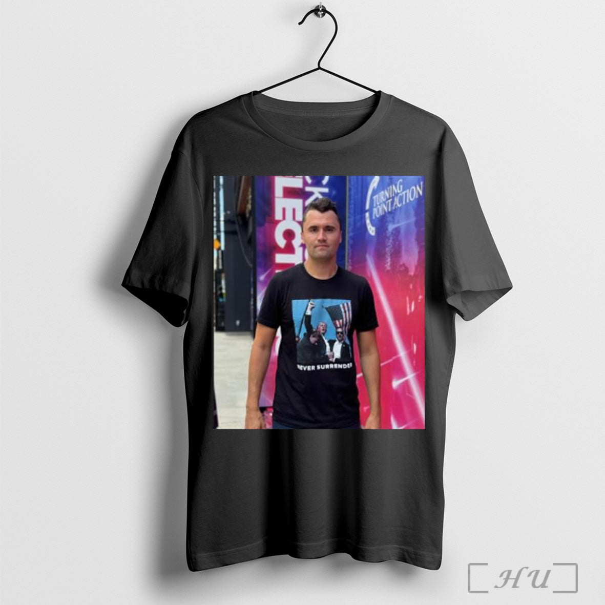 Officials Trump Charlie Kirk Never Surrender T Shirt
