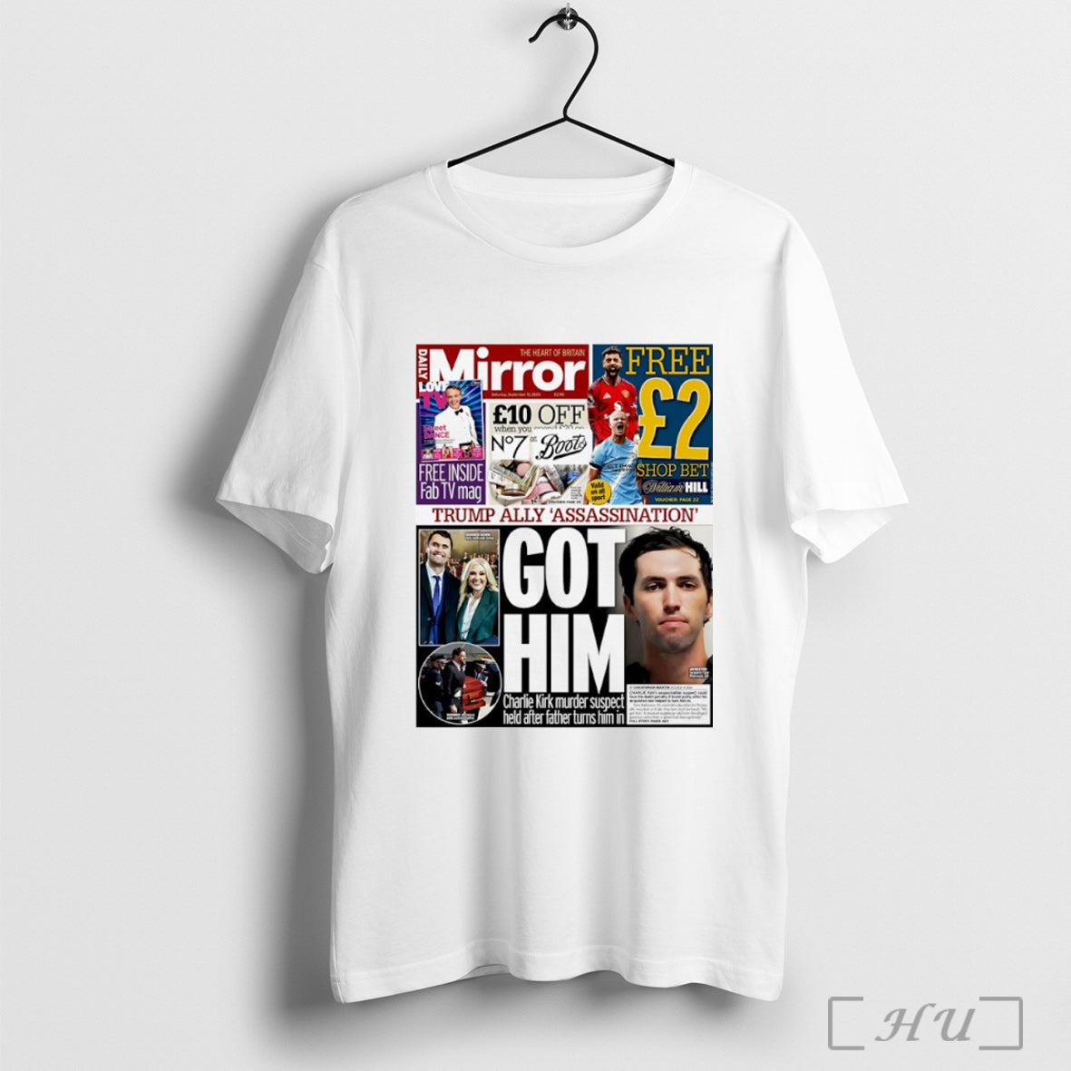Officials Trump Ally Assassination Got Him Newspaper T Shirt