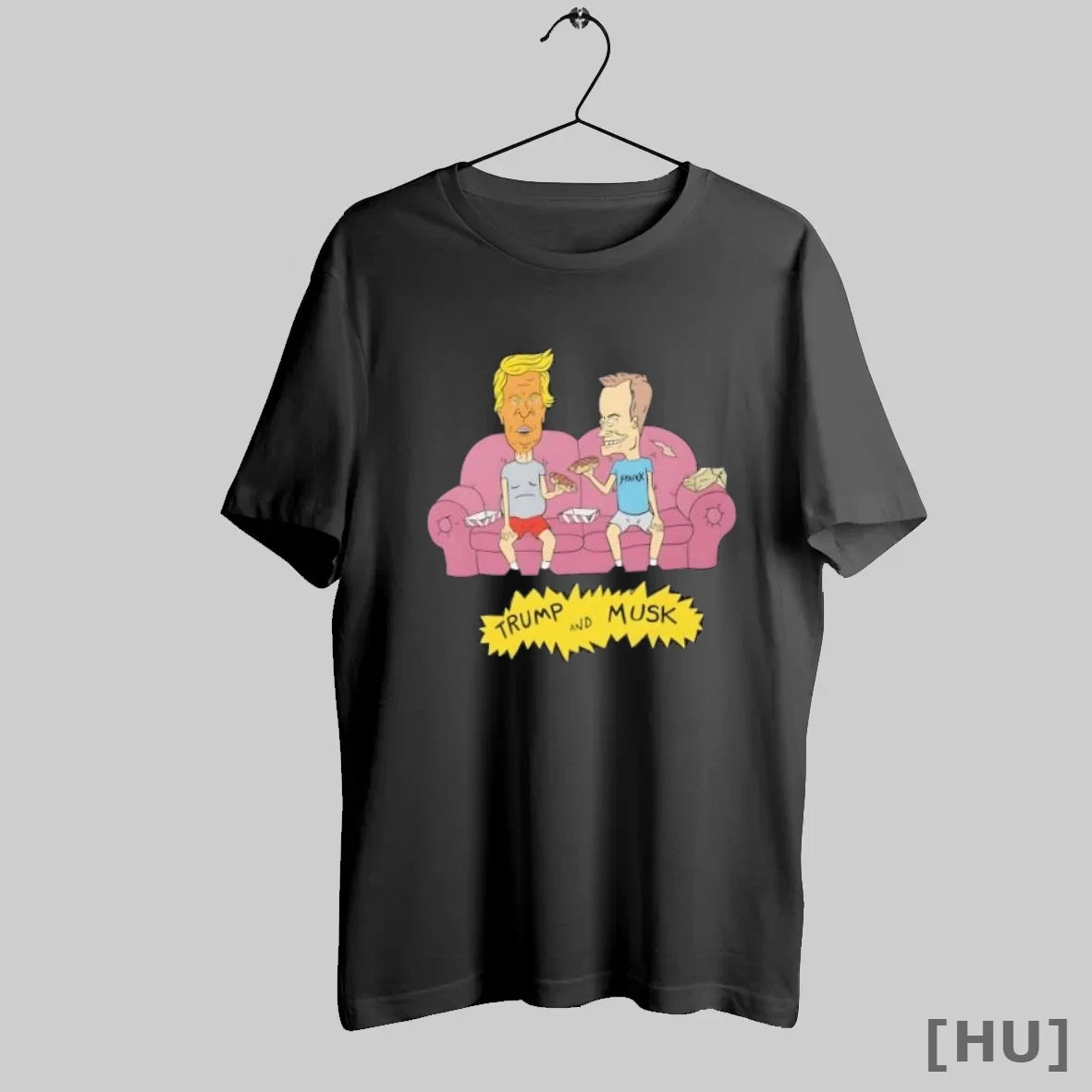 Officials Trump And Musk Parody Cartoon T Shirt
