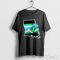 Officials Tulane Green Wave State Map T Shirt