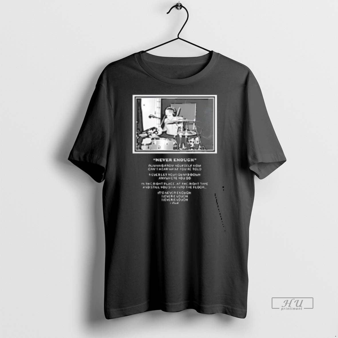 Officials Turnstile Never Enough Daniel Photo Double Sided Tee Shirt Sweater