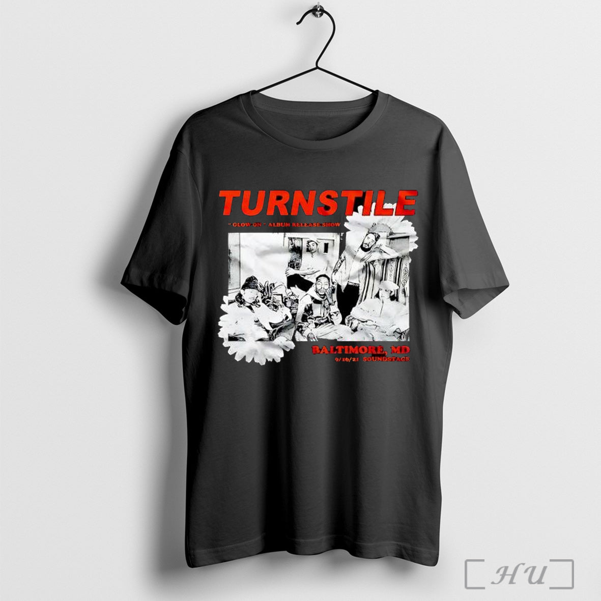 Officials Turnstile Rock Music Band Merch Glow On Album Vintage T Shirt