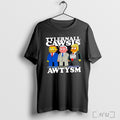 Officials Tylernall Cawsis Awtysm Warning Do Not Hug Caricature T Shirt