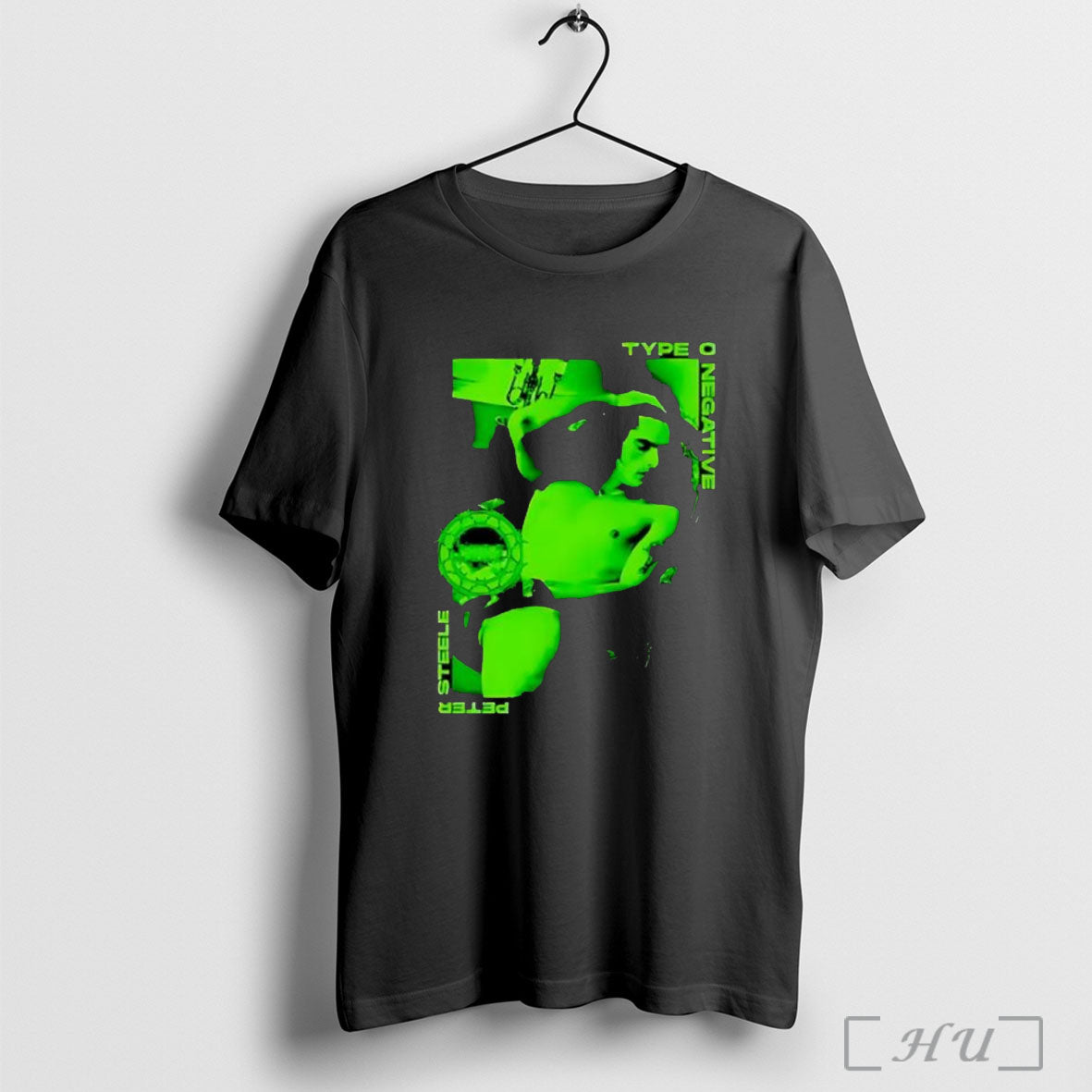 Officials Type O Negative Peter Steele Green Graphic T Shirt