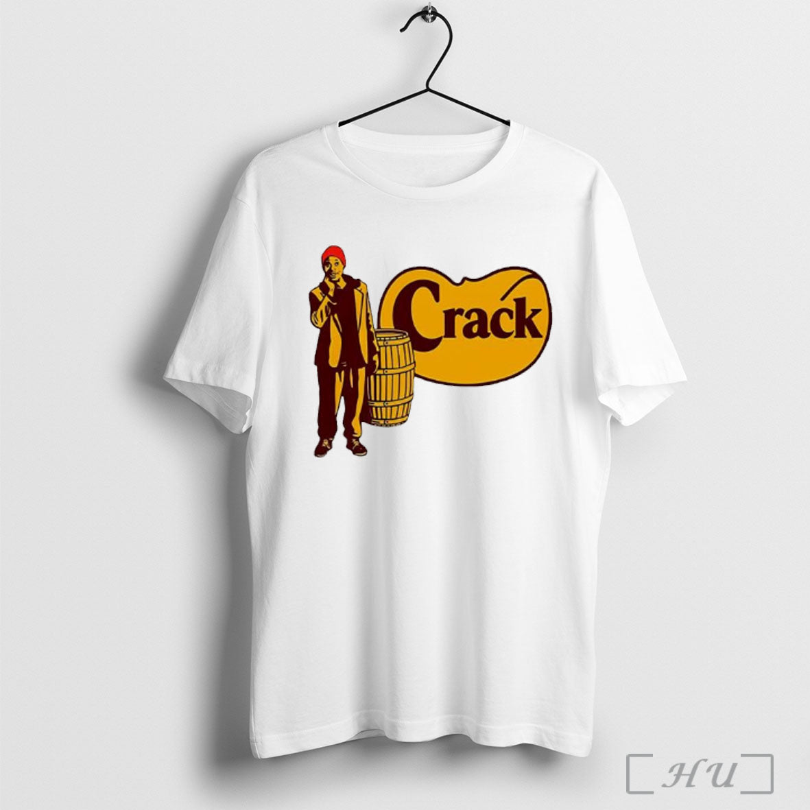 Officials Tyrone Biggums Crack Barrel Cracker Logo T Shirt