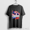 Officials Us Flag Legends Never Die Charlie Kirk T Shirt