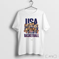 Officials Usa Basketball Usa Paris 2024 Cartoon T Shirt