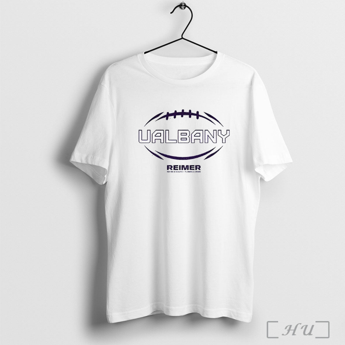 Officials Ualbany Albany Great Danes Mens Basketball Reimer Logo T Shirt