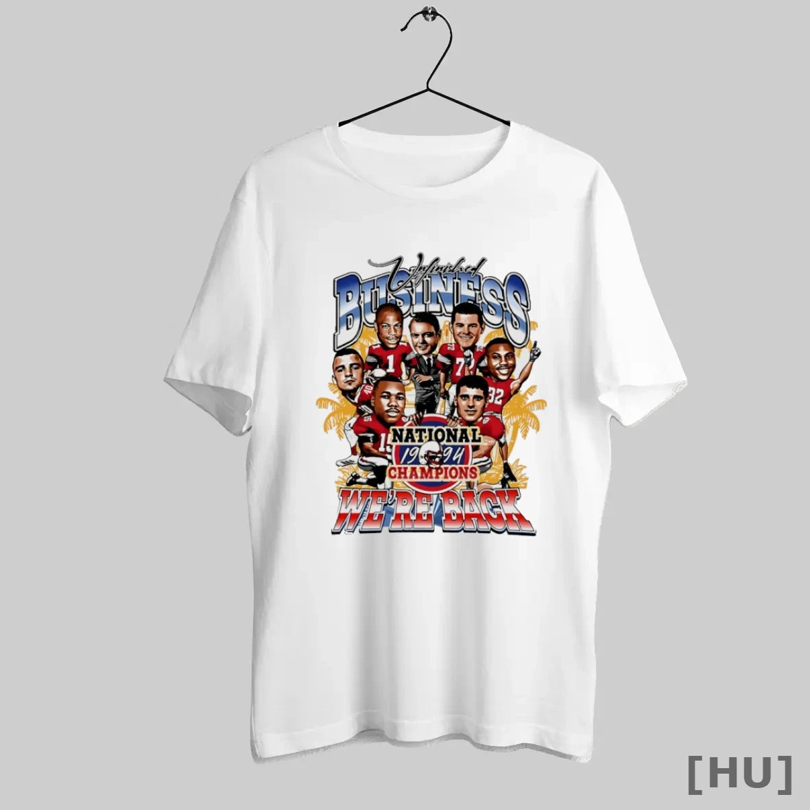 Officials Unfinished Business 1994 Finished Business Tour Were Back 2 Sided T Shirt