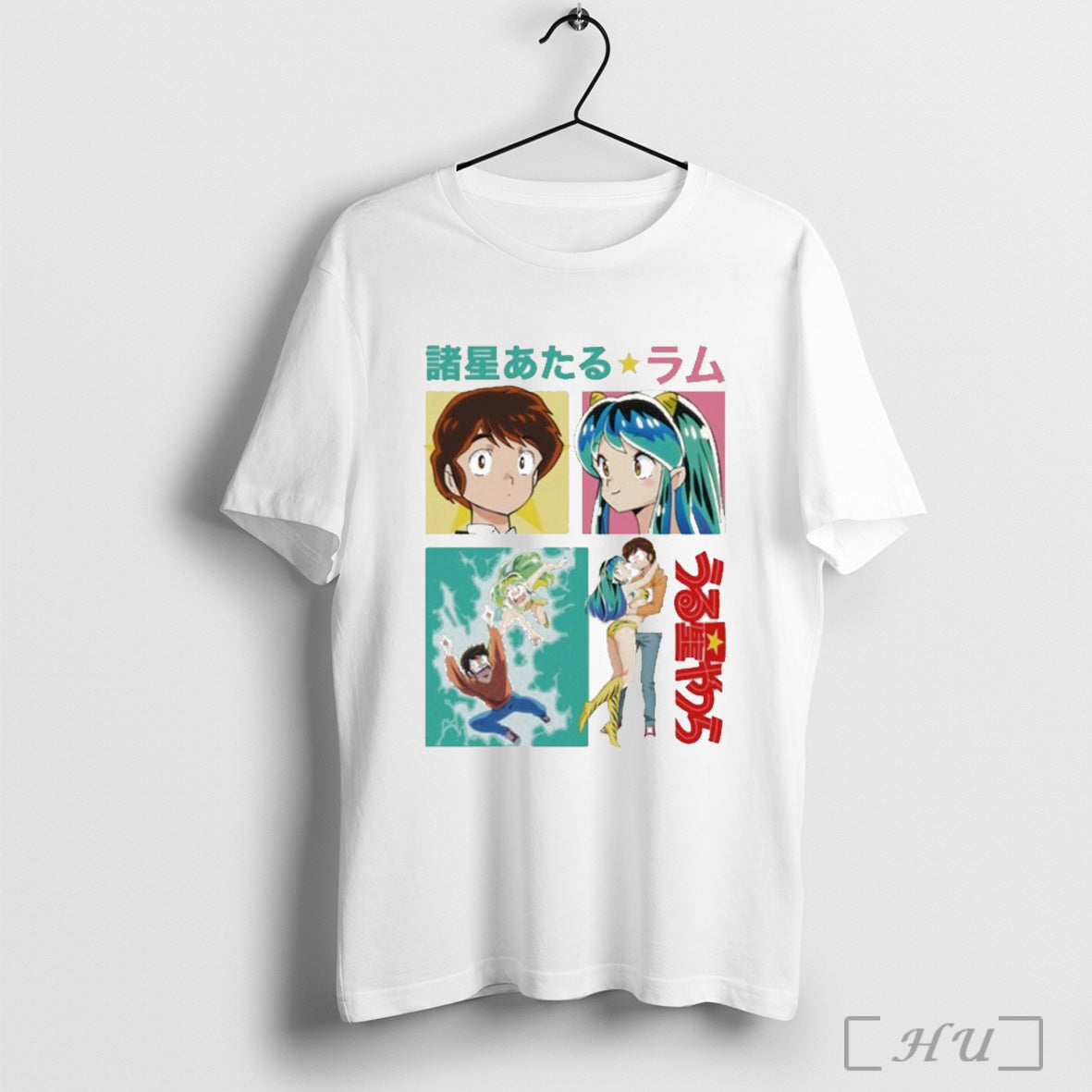 Officials Urusei Yatsura Lum And Ataru Waifu Anime T Shirt