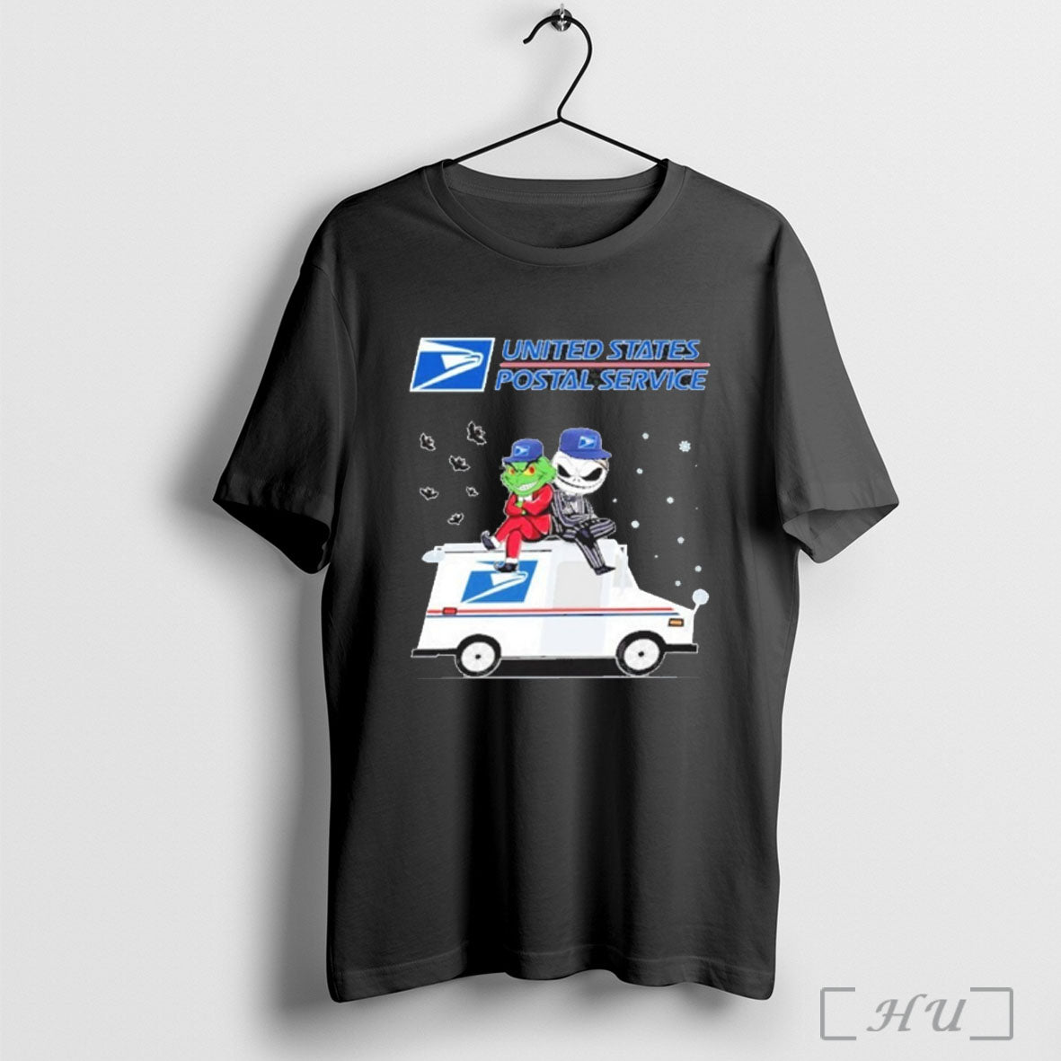 Officials Usps Forced Friends Grinch And Jack Car T Shirt