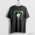 Officials Utah Valley Strong Stand With Charlie Kirk Heart Signature T Shirt
