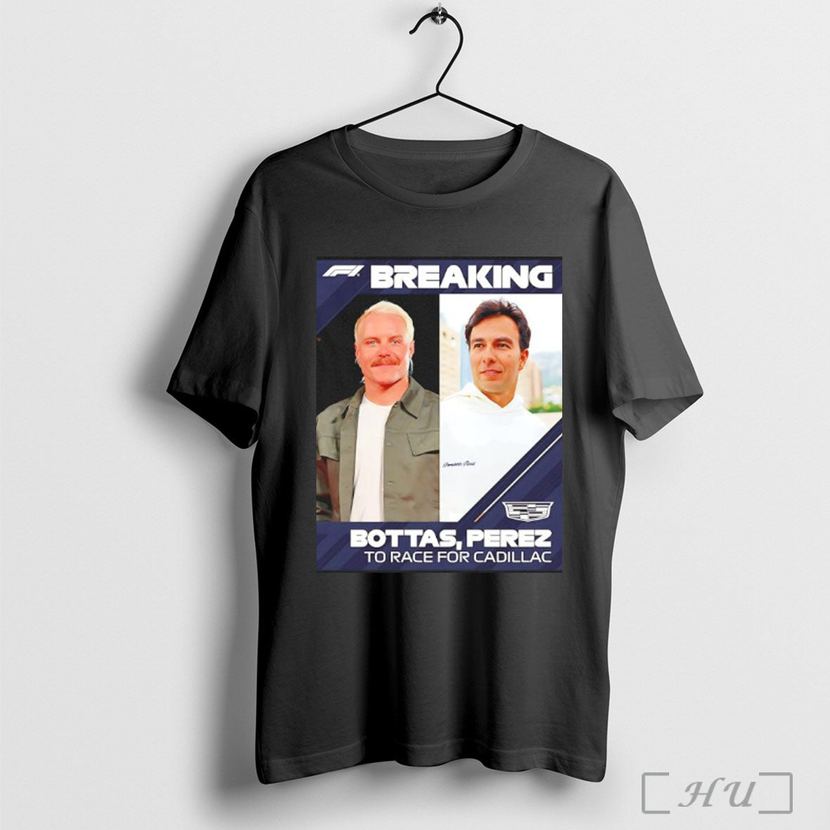 Officials Valtteri Bottas And Sergio Perez Bottas Pz To Race For Cadillac T Shirt