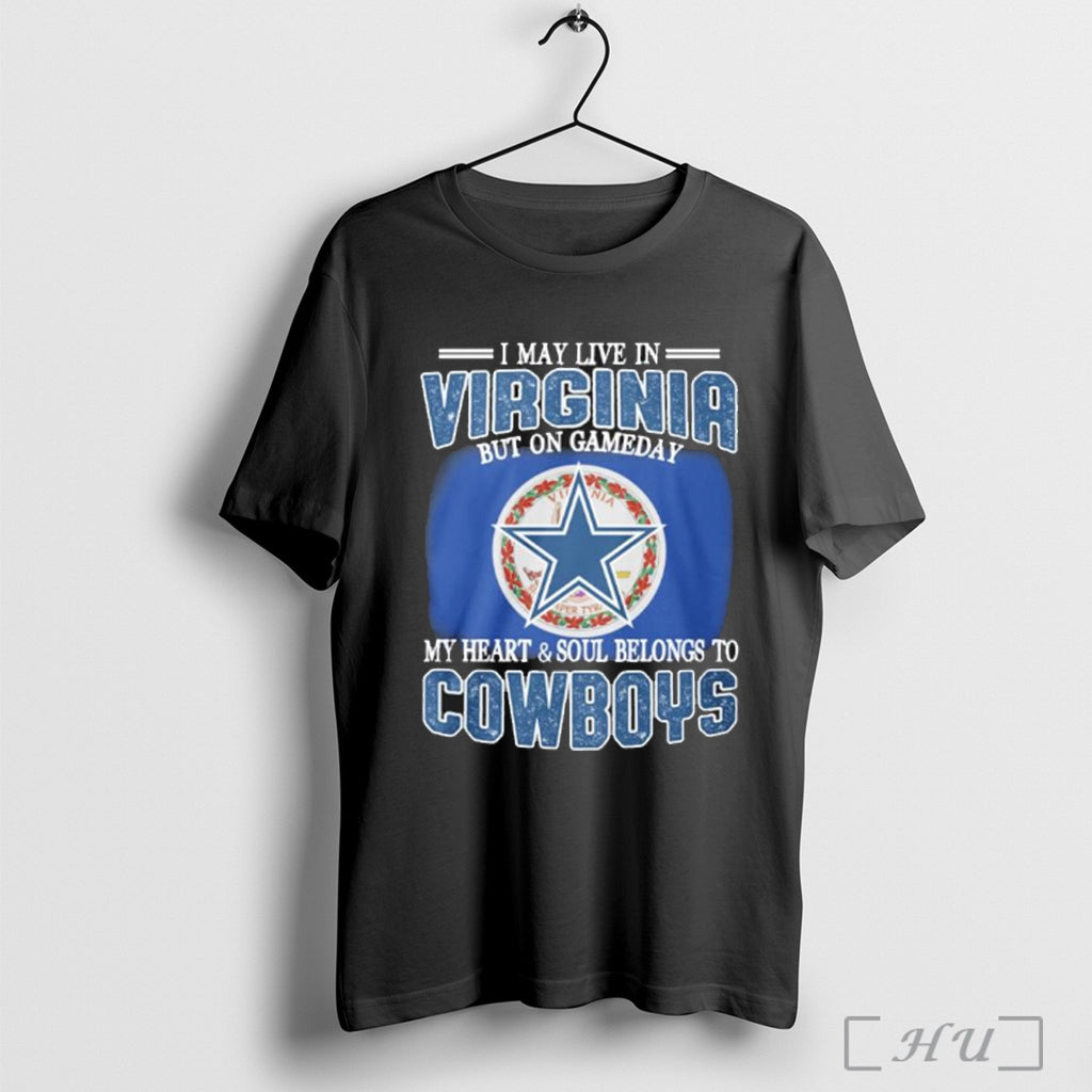 Officials Virginia Cowboys Fans Gameday My Heart And Soul T Shirt