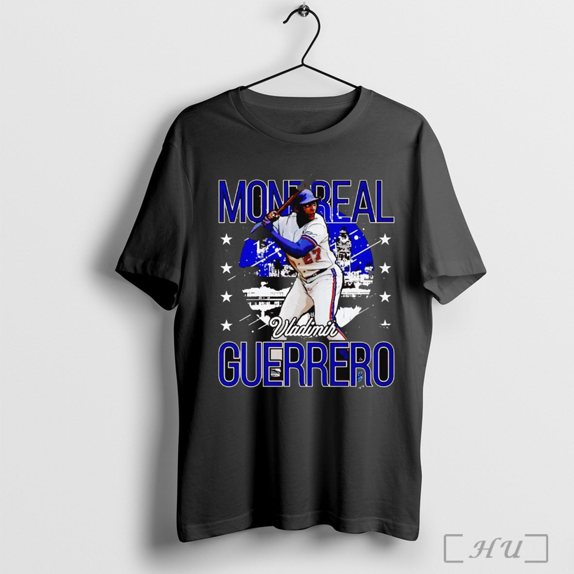 Officials Vladimir Guerrero Montreal Skyline Swing T Shirt