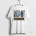 Officials Wnba Jam Las Vegas Aces Basketball 2025 Champs Wilson And Loyd Tee Shirt Sweater