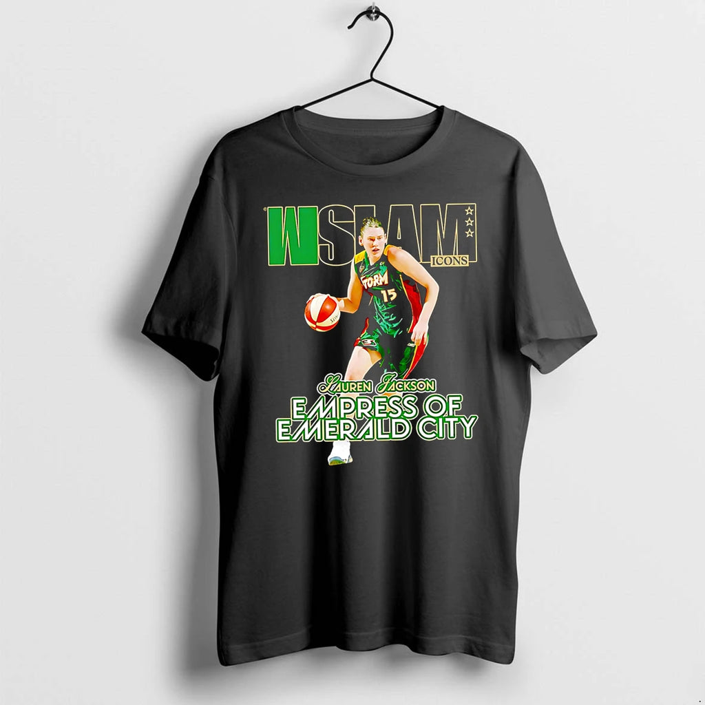Officials Wslam Storm Icons Lauren Jackson Empress Of Emerald City Premium T Shirt