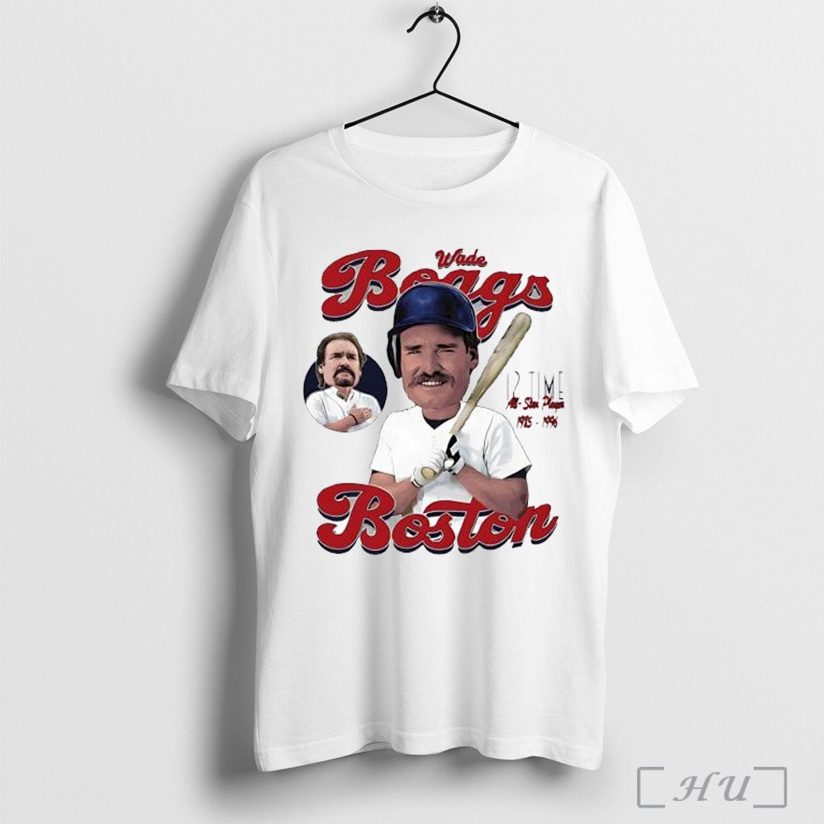 Officials Wade Boggs Boston Comic 12 Time All Star Player T Shirt