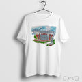 Officials Watercolor Stadium The University Of Alabama Ladies T Shirt