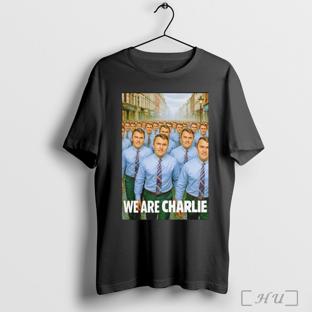 Officials We Are Charlie Kirk Photo Meme T Shirt