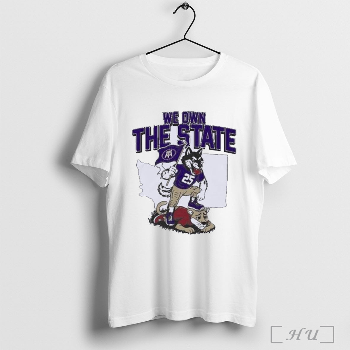 Officials We Own The State Washington Huskies Stomp Washington State Cougars Masco T Shirt