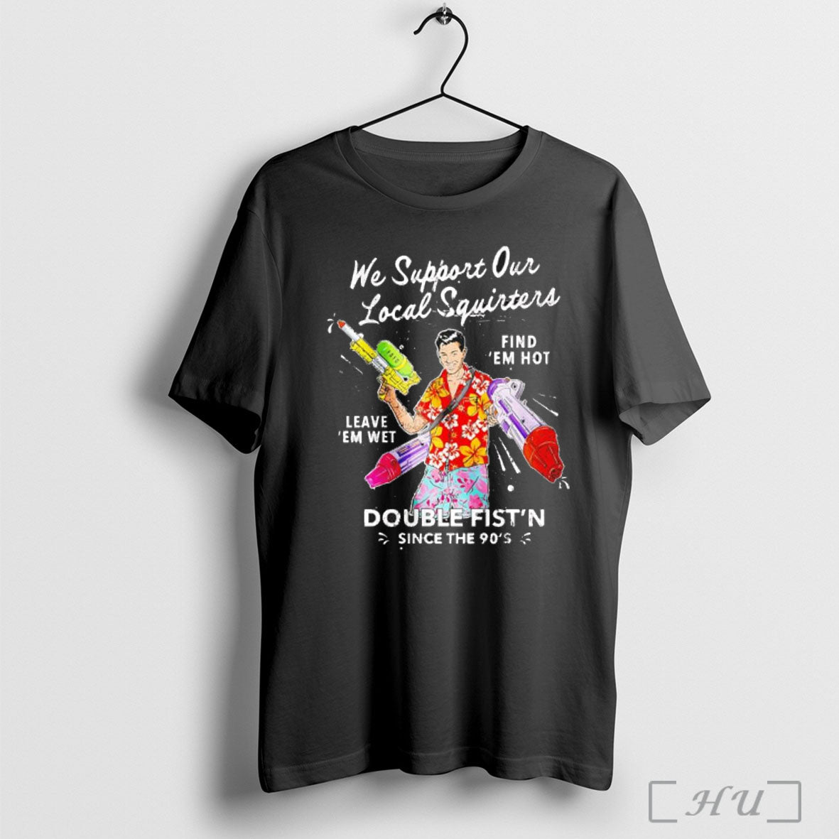 Officials We Support Our Local Squirters Squirters Vintage 90s Graphic T Shirt