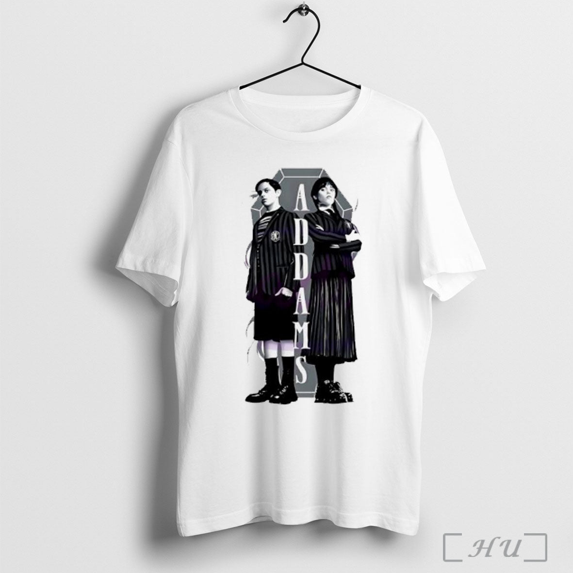 Officials Wednesday Addams Siblings Adams Family Dark Horror Aesthetic T Shirt