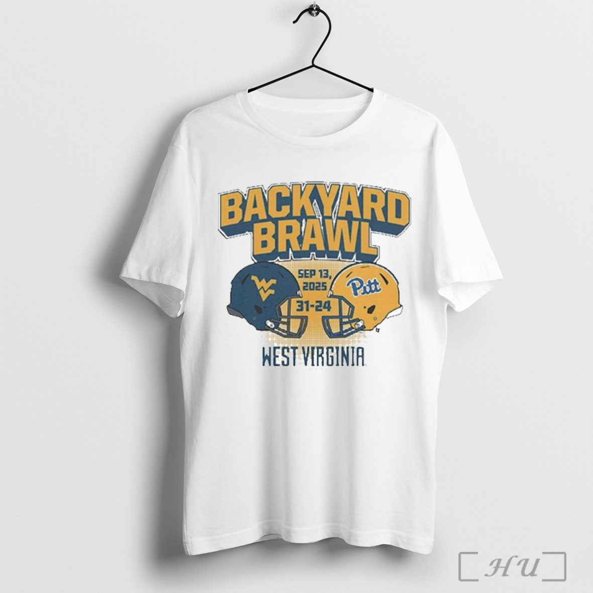 Officials West Virginia Football Backyard Brawl Champs T Shirt